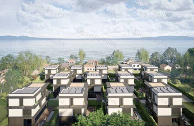 Balatonszemesi új építésű nyaraló eladó, 215 négyzetméteres, 4 szobás