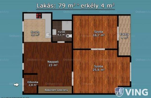 Kiadó 3 szobás lakás Budapest