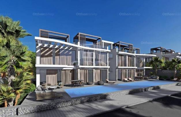Komáromi új építésű nyaraló eladó, 125 négyzetméteres, 3+1 szobás