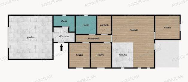 Kecskeméti családi ház eladó, 139 négyzetméteres, 4 szobás
