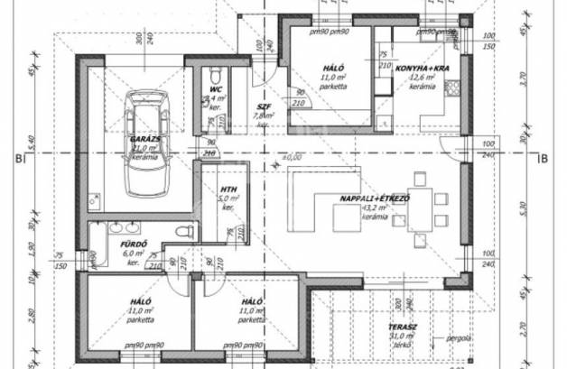 Új Építésű eladó családi ház Székesfehérvár, 4 szobás