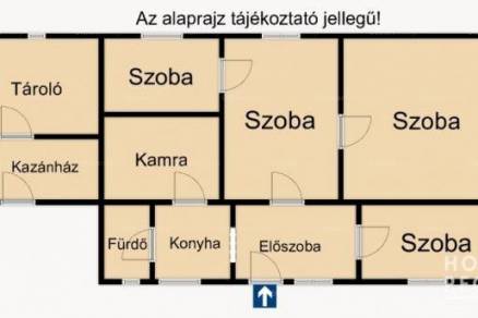Eladó 2+2 szobás családi ház Ferencszállás