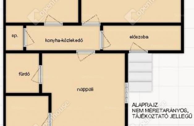 Komáromi családi ház eladó, 79 négyzetméteres, 5 szobás