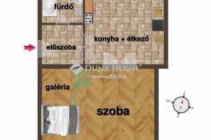 Szombathelyi lakás eladó, 47 négyzetméteres, 1 szobás