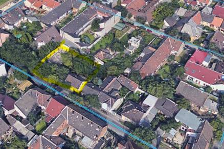 Budapest eladó telek Pesterzsébeten a Ferenc utcában, 956 négyzetméteres