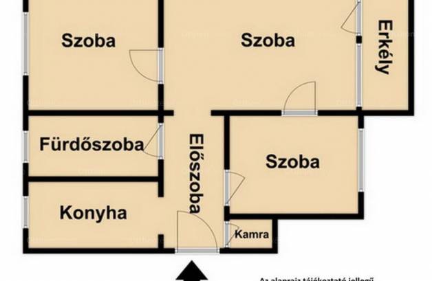 Ajkai eladó lakás, 3 szobás, 66 négyzetméteres