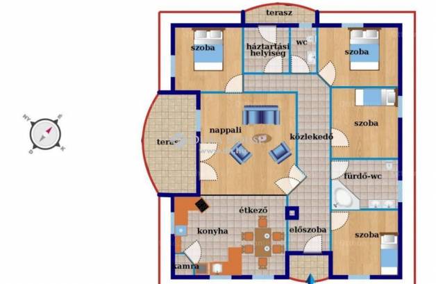 Kecskeméti új építésű családi ház eladó, 150 négyzetméteres, 5 szobás