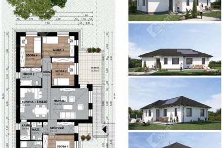 Új Építésű eladó családi ház Győrladamér, 5 szobás