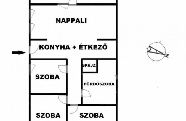 Eladó családi ház Miskolc, 1+3 szobás