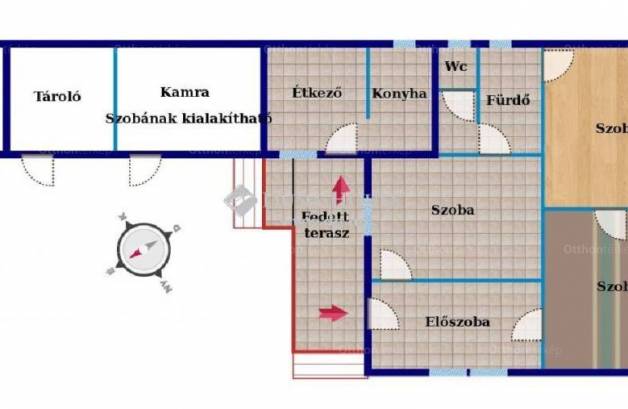 Kiskőrösi eladó családi ház, 3 szobás, 85 négyzetméteres
