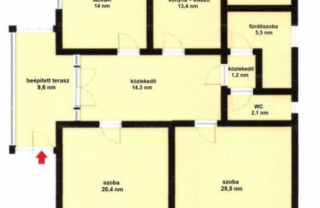 Pusztaszabolcsi eladó családi ház, 3 szobás, 111 négyzetméteres