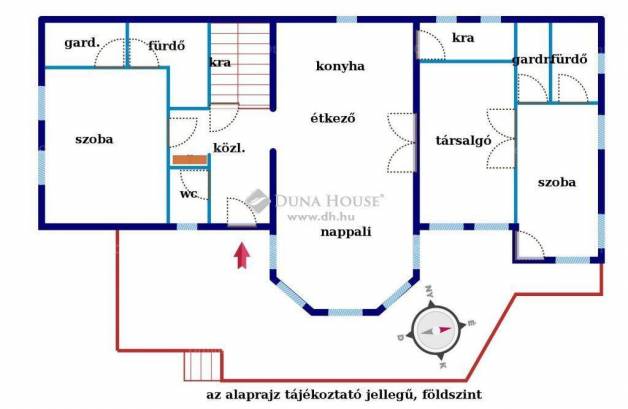 Váchartyáni családi ház eladó, 188 négyzetméteres, 7 szobás