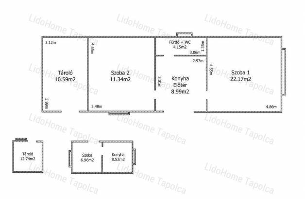 Családi ház eladó Badacsonytomaj, 47 négyzetméteres