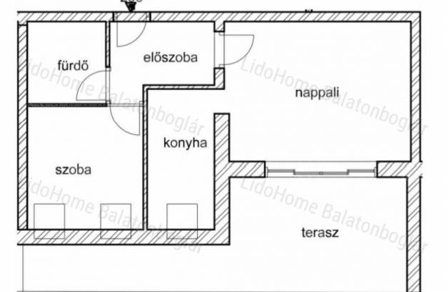 Balatonlellei új építésű lakás eladó, 49 négyzetméteres, 2 szobás