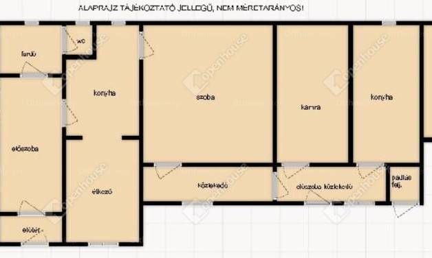Családi ház eladó Komárom, 140 négyzetméteres