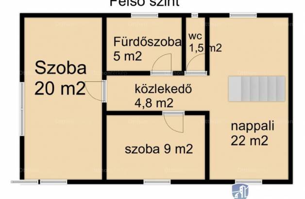 Családi ház eladó Nemesvámos, 120 négyzetméteres