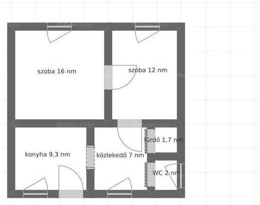 Családi ház eladó Pilis, 48 négyzetméteres