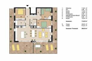 Eladó lakás Balatonkenese, 4 szobás, új építésű
