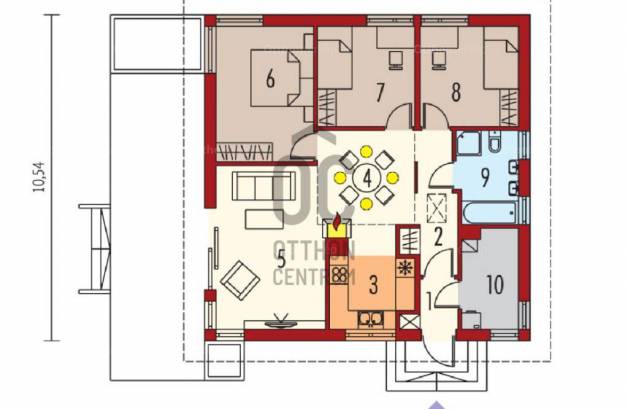 Kislődi családi ház eladó, 86 négyzetméteres, 3 szobás