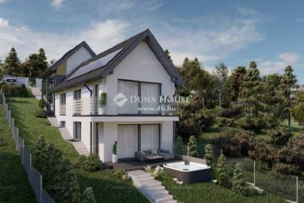Budapest eladó új építésű családi ház Békásmegyeren az Óbor utcában, 155 négyzetméteres