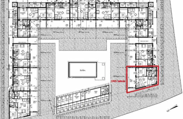 Tiszafüredi új építésű lakás eladó, 79 négyzetméteres, 2 szobás
