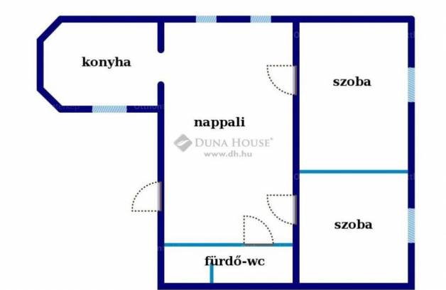 Kunszentmiklósi családi ház eladó, 64 négyzetméteres, 3 szobás
