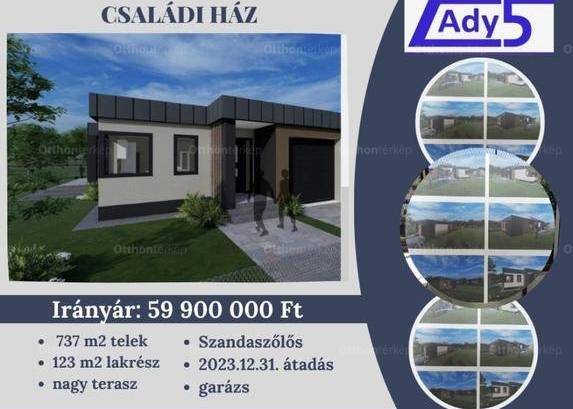 Szolnoki új építésű családi ház eladó, 124 négyzetméteres, 3 szobás