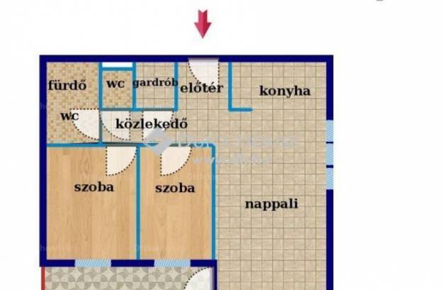 Siófoki eladó lakás, 3 szobás, 80 négyzetméteres