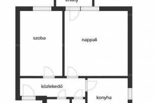 Kaposvári lakás eladó, 50 négyzetméteres, 2 szobás