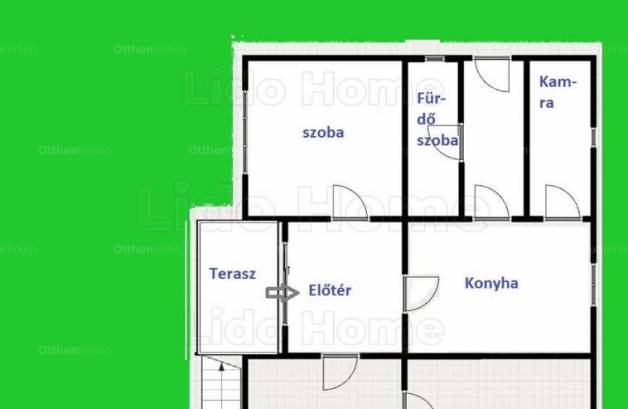 Karádi eladó családi ház, 3 szobás, 90 négyzetméteres