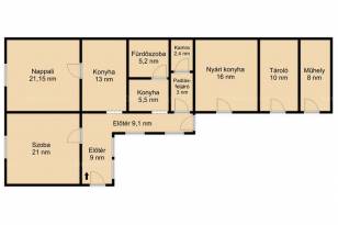 Ikladi eladó családi ház, 2 szobás, 114 négyzetméteres