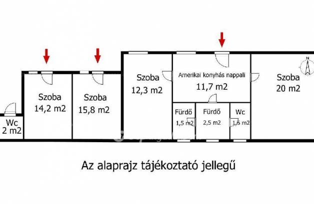 Családi ház eladó Bogács, 50 négyzetméteres