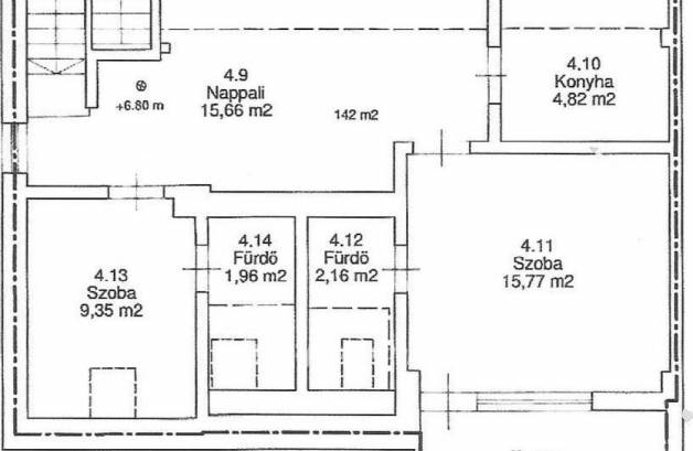 Budapesti lakás eladó, 142 négyzetméteres, 5+1 szobás