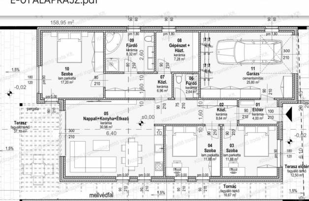 Tatabányai új építésű családi ház eladó, 160 négyzetméteres, 4 szobás