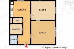 Eladó 2 szobás lakás Kiskunfélegyháza a Darvas téren