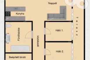 Eladó lakás Balatonföldvár, 3 szobás