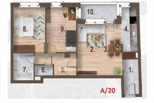 Új Építésű eladó lakás, Budapest, Újpesten, 68 négyzetméteres