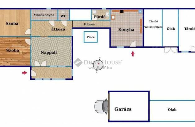 Zalaszentmihályi eladó családi ház, 3 szobás, 84 négyzetméteres