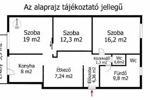 Budapest eladó lakás Óbudán a Lajos utcában, 79 négyzetméteres