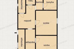 Családi ház eladó Szeged, 100 négyzetméteres