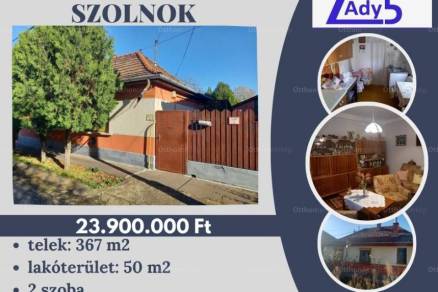 Szolnoki családi ház eladó, 50 négyzetméteres