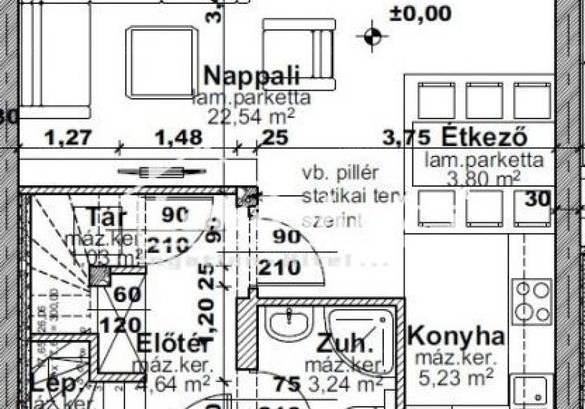 Balatonföldvári új építésű lakás eladó, 85 négyzetméteres, 2+2 szobás