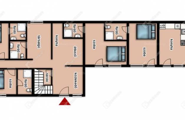 Bogácsi eladó családi ház, 9 szobás, 300 négyzetméteres