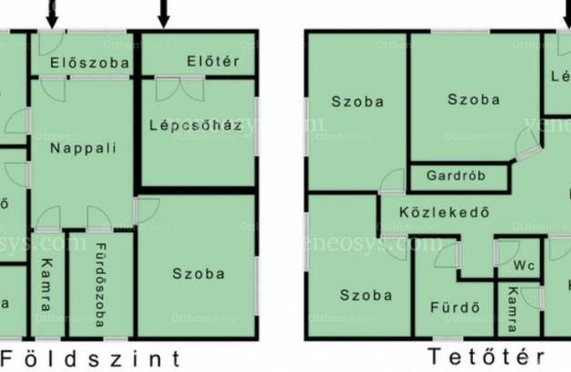 Családi ház eladó Felsőzsolca, 170 négyzetméteres