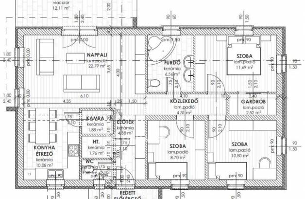 Vácrátóti új építésű családi ház eladó, 87 négyzetméteres, 1+3 szobás