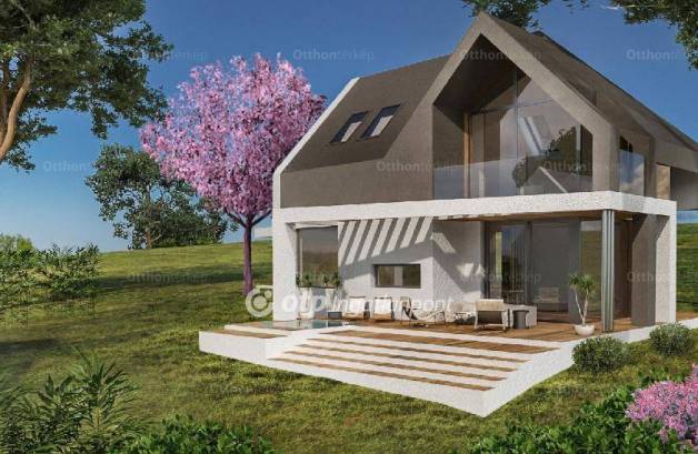 Balatonfüredi új építésű családi ház eladó, 125 négyzetméteres, 2+1 szobás