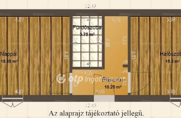 Sóskúti eladó családi ház, 2 szobás, 60 négyzetméteres