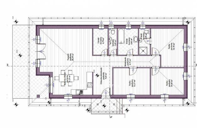 Új Építésű eladó családi ház, Budapest, Rákoscsabán, 140 négyzetméteres
