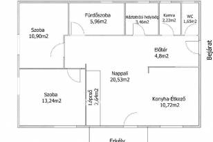 Új Építésű eladó lakás Győrújbarát, 4 szobás