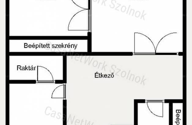 Szolnoki eladó lakás, 2 szobás, 69 négyzetméteres